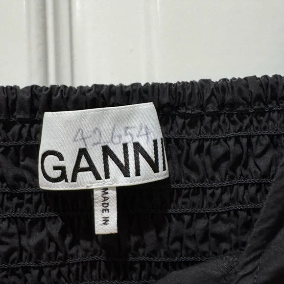 GANNI Cotton-poplin midi dress - Picture 5 of 5